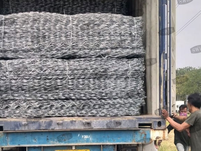 Pengepakan Bronjong/Gabion
